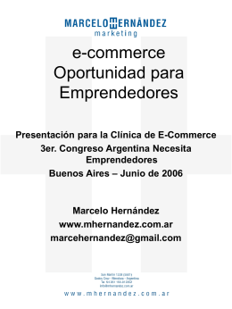 e-commerce - Marcelo Hernandez