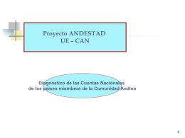 Diapositiva 1 - Comunidad Andina