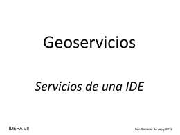 Servicios de una IDE