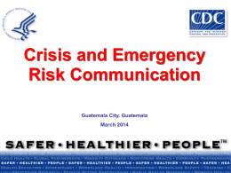 Crisis Communication - Bienvenidos a Acervo Salud