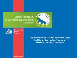 Sistema Nacional de Certificación Ambiental