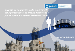 Informe Fondo Estatal - Ayuntamiento de Madrid