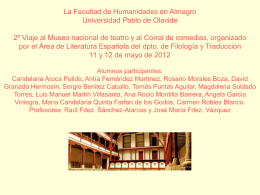 Diapositiva 1 - Universidad Pablo de Olavide