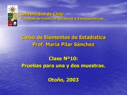 cl10bioestpreg2003 - Departamento de Matemática Aplicada y