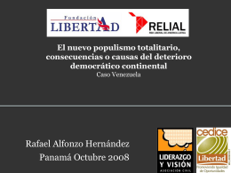 Diapositiva 1 - Fundacion Libertad (Panamá)