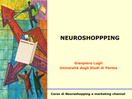 neuroshopping 2014 - Dipartimento di Economia