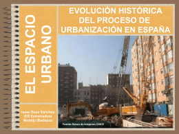 Evolución del urbanismo