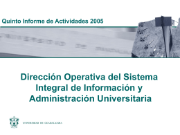 11. Dirección Operativa del Sistema Integral de Información y