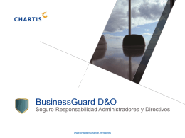 BusinessGuard D&O - Avales y Fianzas
