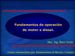 Motor Diesel - tmaquinasgeneracion