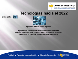 Tecnologías hacia el 2022