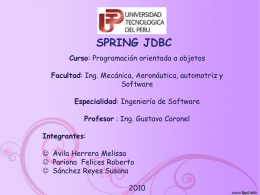 catch - Spring-JDBC
