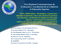 TrabajoDeGrupo4 - Consejo Centroamericano de Acreditación