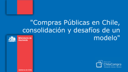 Compras públicas en Chile, consolidación y desafíos de un modelo