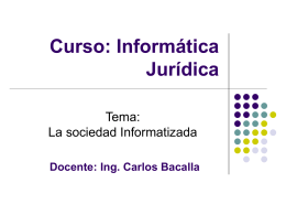 Información - www.CarlosBacalla.com