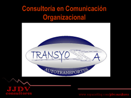 Consultoría en Comunicación Organizacional Antecedentes