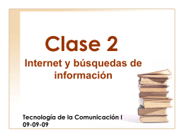 clase2 - Página de Tecnología de la Comunicación
