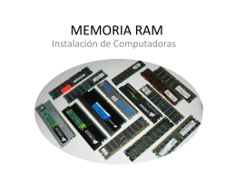 MEMORIA RAM - EPET Nro. 3