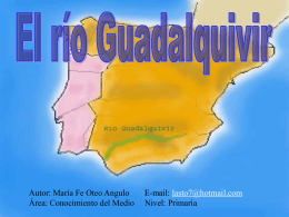 El rÃo Guadalquivir - Aula Virtual del CEP de Castilleja de la Cuesta