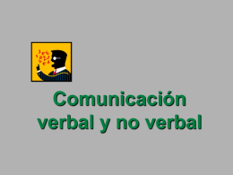 COMUNICACION NO VERBAL.