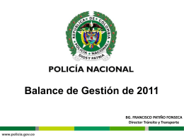 Metas Cumplidas 2011 - Policía Nacional de Colombia