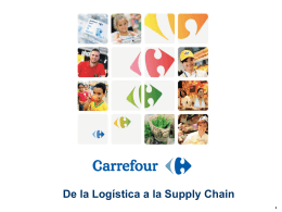 Overview of the Carrefour group - Encuentro Alimarket Logística