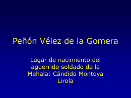 Peñón Vélez de la Gomera