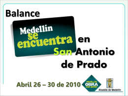 Diapositiva 1 - Alcaldía de Medellín