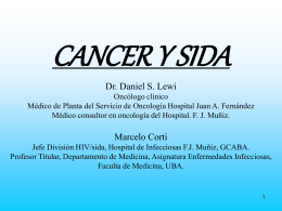 cancer y sida - Asociación Argentina de Oncología Clínica