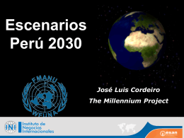 ESCENARIOS PERÚ 2030