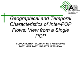 Geographical and Temporal Characteristics of Inter