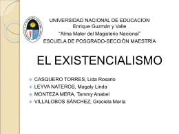 EXISTENCIALISMO Grupo 4 (1429504)