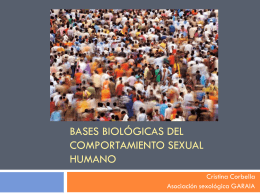 bases biológicas del comportamiento sexual humano