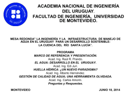 Descargar documento - Academia Nacional de Ingeniería Uruguay