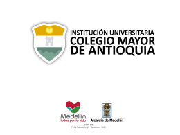contacto - Colegio Mayor de Antioquia