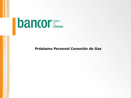 Prestamo Personal Conexion De Gas