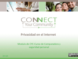 Slide 1 - Connect Your Community 2.0