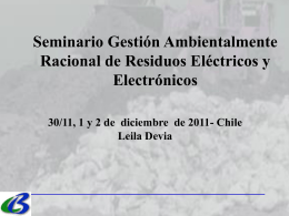 Convenio de Basilea (BCRC- Centro Regional Basilea Argentina)