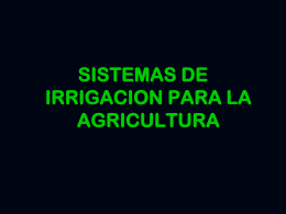 Sistemas de seguridad e irrigación para la agricultura