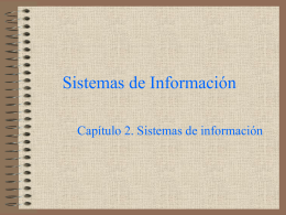 Introducción a los sistemas de información en la empresa