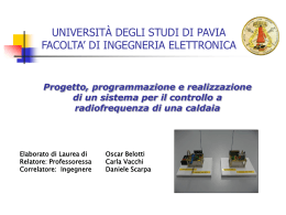 Presenta - Università degli Studi di Pavia