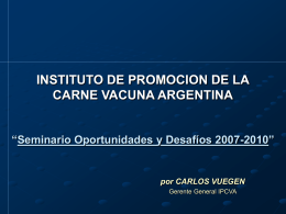 instituto de promocion de la carne vacuna argentina
