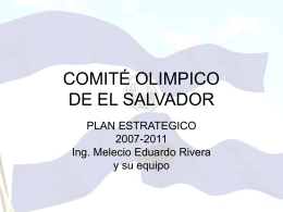 COMITÉ OLIMPICO DE EL SALVADOR
