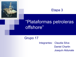 “Plataformas petroleras offshore”