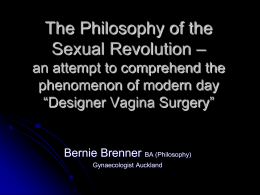The Philosophy of the Sexual Revolution