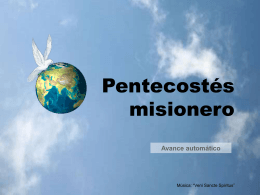 PENTECOSTÉS-MISIONERO - Carmelitas del Sagrado Corazón