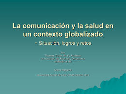 La comunicación y la salud en un contexto globalizado