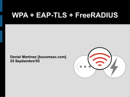 WPA + EAP-TLS + FreeRADIUS