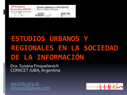 II Foro de Ciudades Digitales ¿CIUDAD-RED O REDES DE