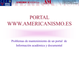 Sistemas de información científica en Internet: portales, revistas